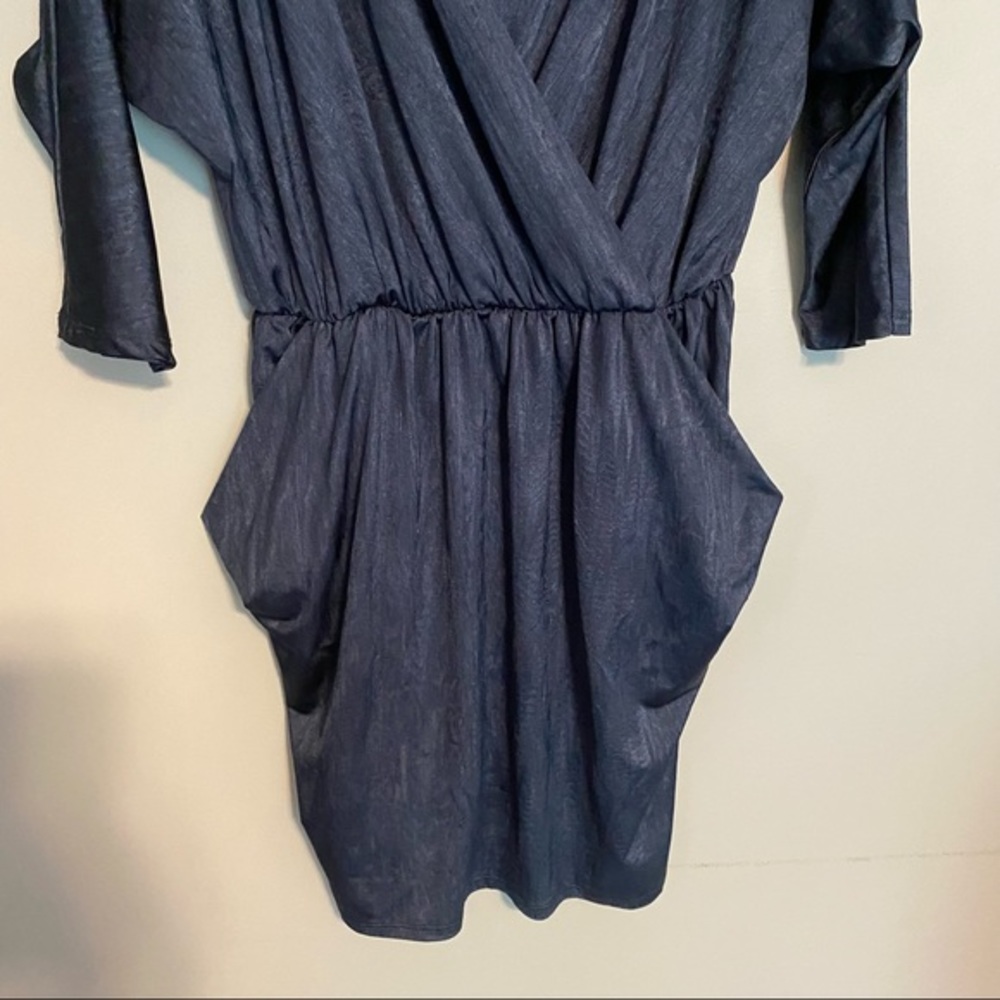 FOREVER 21 cross v-neck dress with pockets sz S - Picture 5 of 6